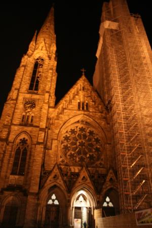 Eglise Saint Paul by night